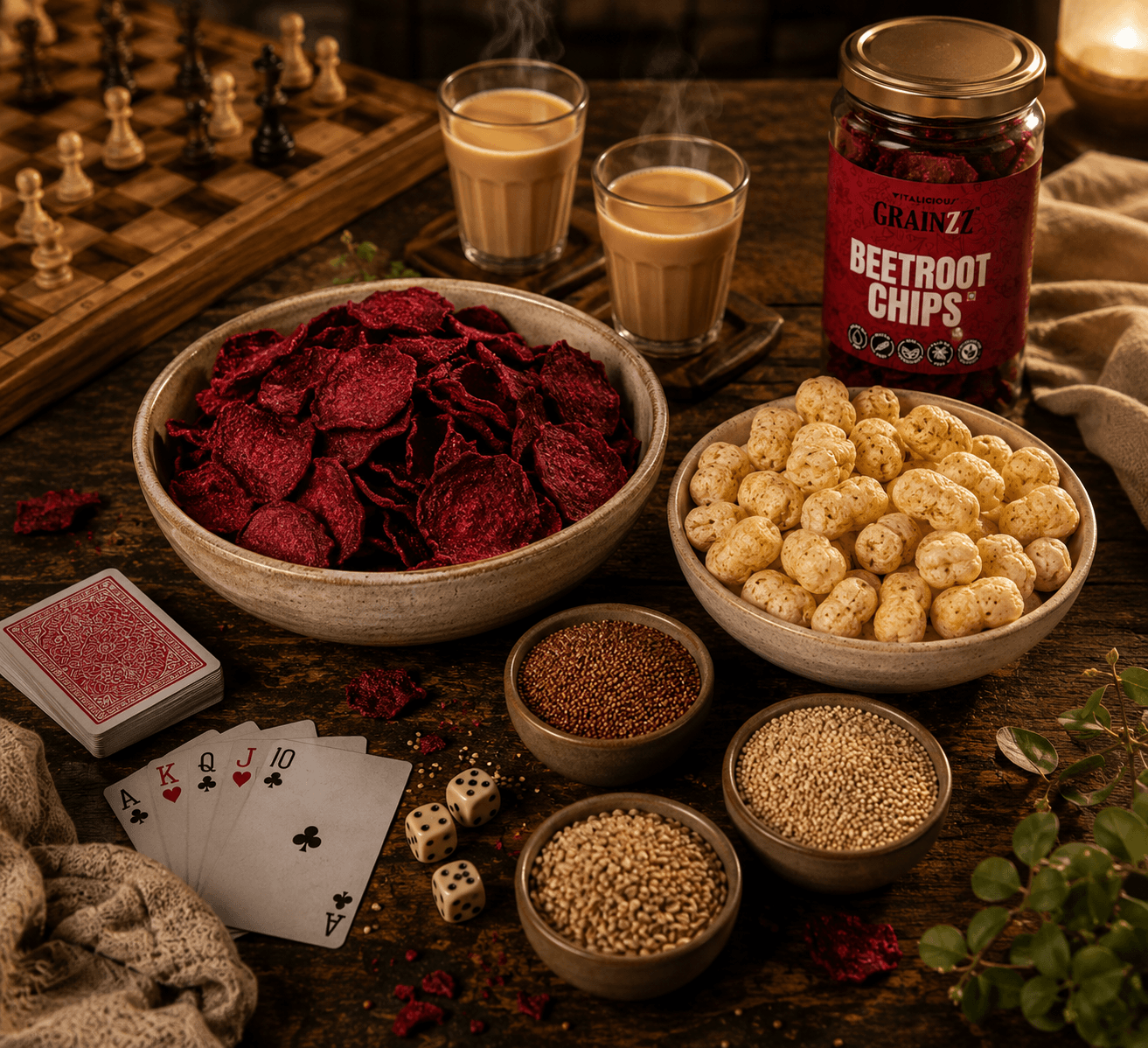 Grainzz snack products on a table